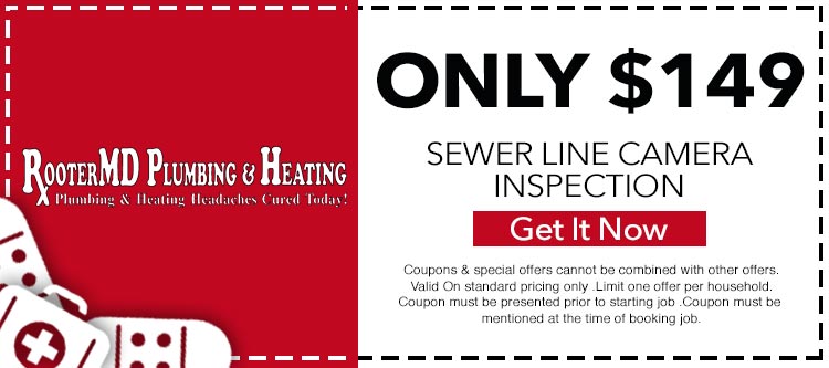 discount on sewer line camera inspection